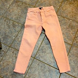 Lauren Ralph Lauren pink stretch jeans size 8.